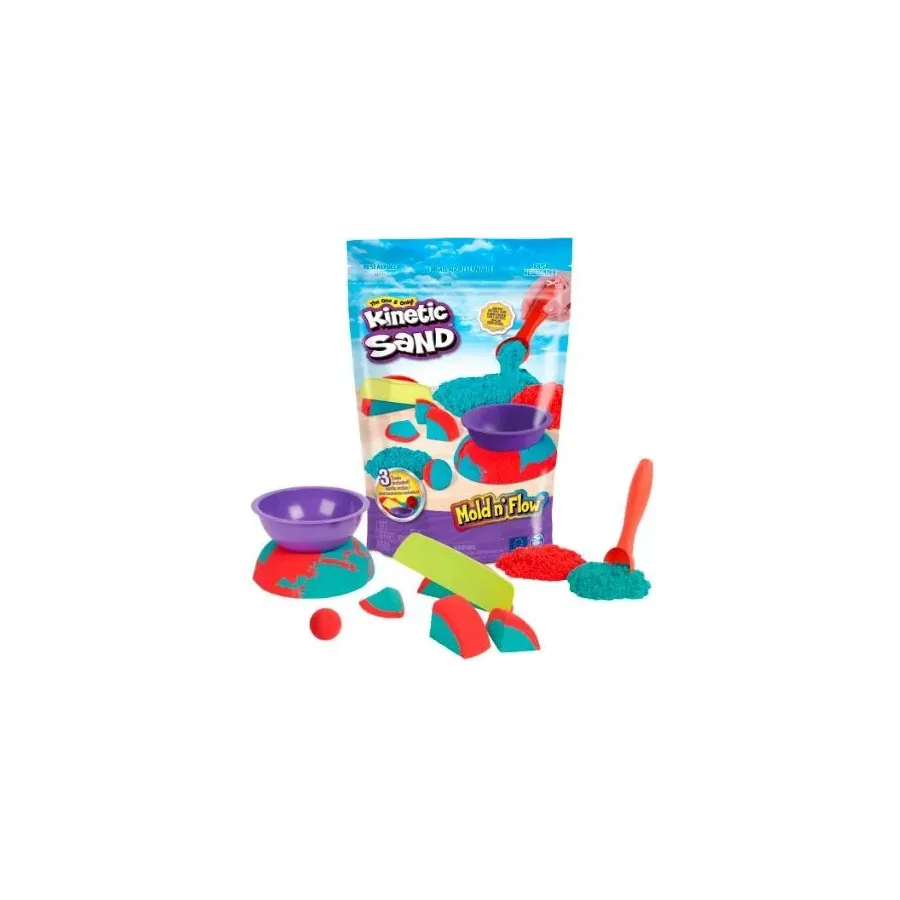 Kinetic Sand - Dwukolorowy piasek kinetyczny z akcesoriami