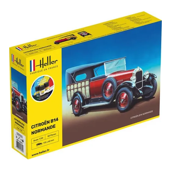 HELLER 56729 Starter Set - Citroen B14 Normande - 1:24