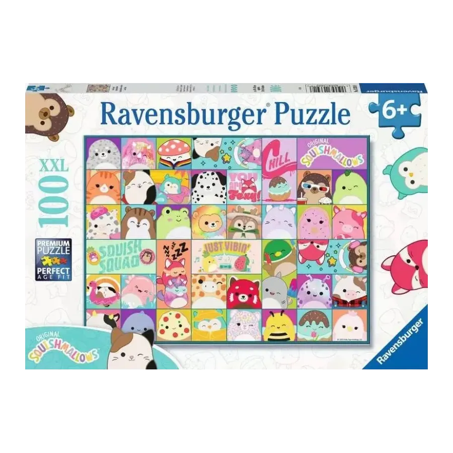 Puzzle 100 elementów Squishmallows