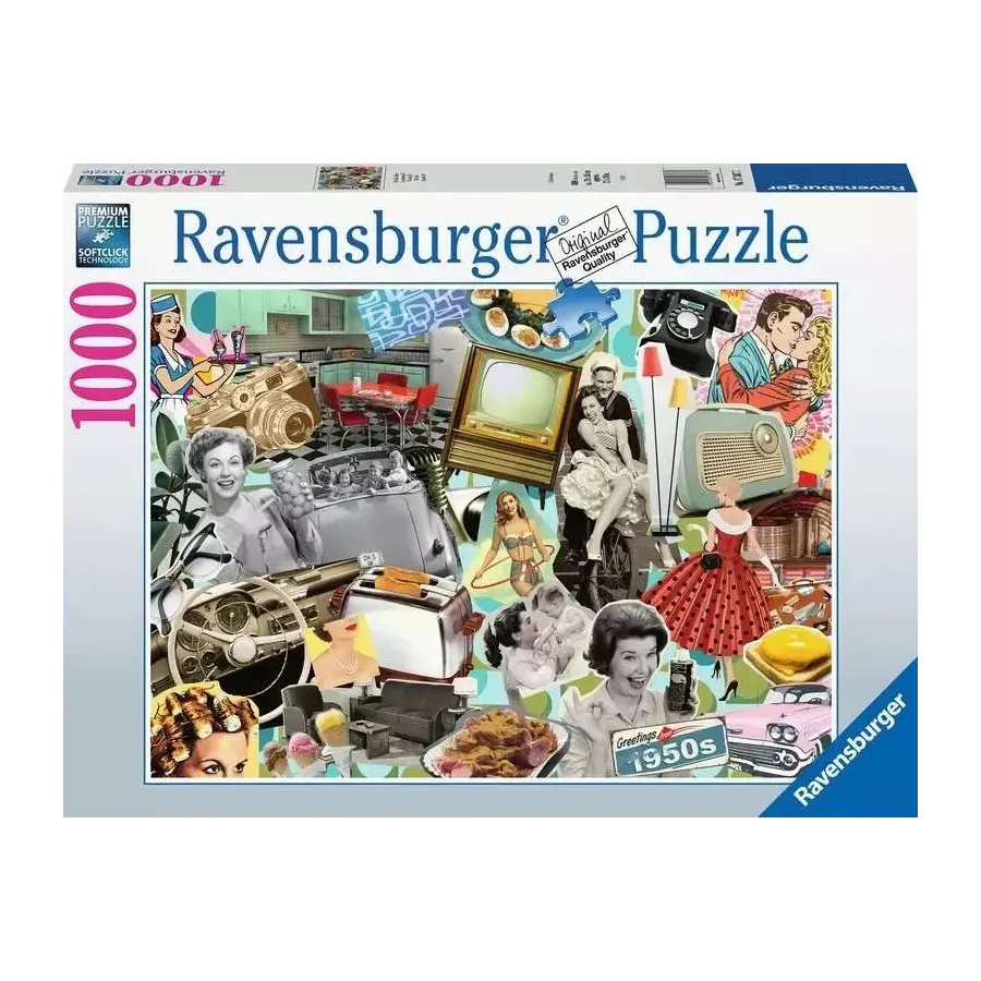 Puzzle 1000 elementów Lata 50-te
