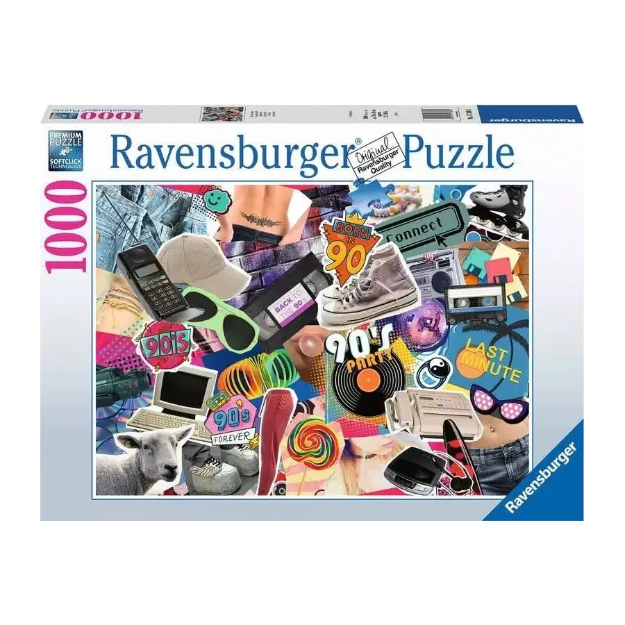 Puzzle 1000 elementów Lata 90-te