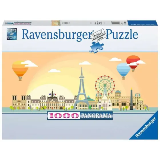 Puzzle 1000 elementów Panoramiczne Paryż