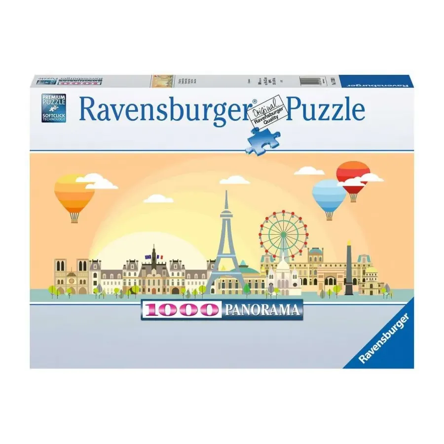 Puzzle 1000 elementów Panoramiczne Paryż