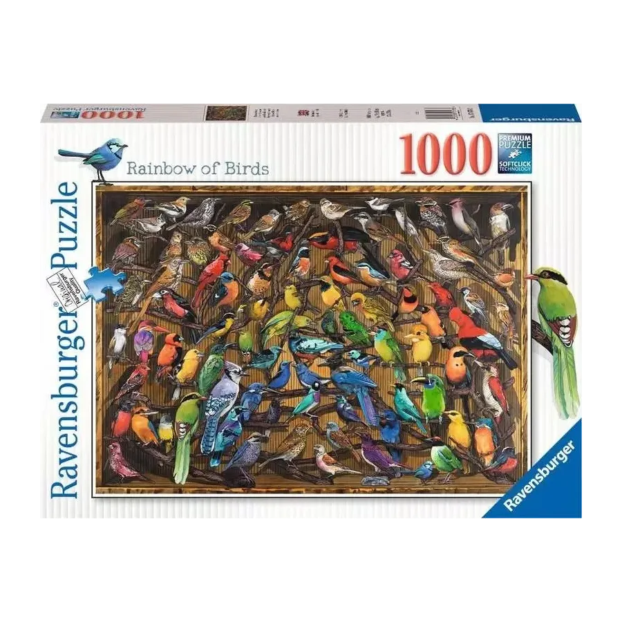 Puzzle 1000 elementów Świat ptaków