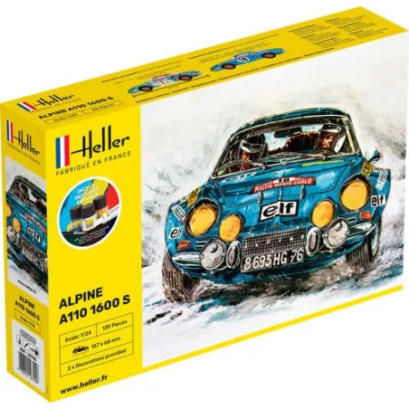 HELLER 56745 Starter Set - Alpine A 110 - 1:24