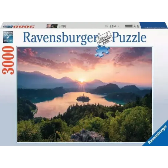 Puzzle 3000 elementów Jezioro Bled Słowenia