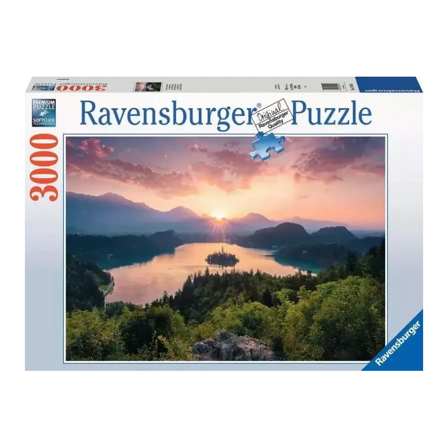 Puzzle 3000 elementów Jezioro Bled Słowenia