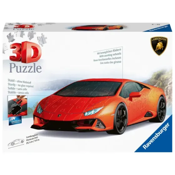 Puzzle 108 elementów 3D Pojazdy Lamborghini Huracan Evo