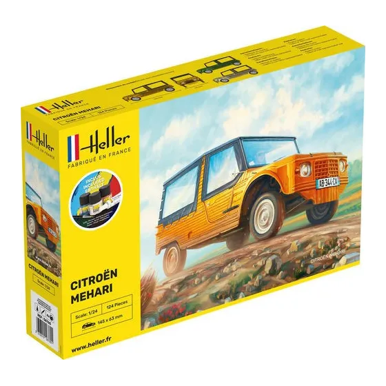 HELLER 56760 Starter Set - Citroen Mehari - 1:24