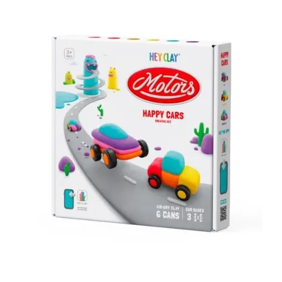 Hey Clay Masa Plastyczna Wesołe Auta