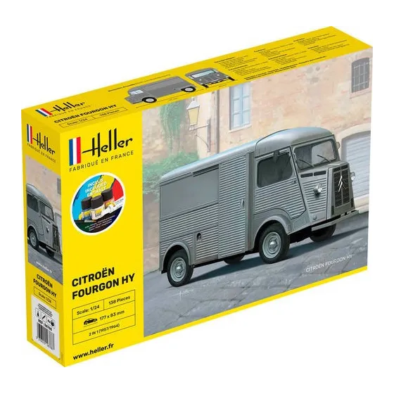 HELLER 56768 Starter Set - Citroen Fourgon HY - 1:24