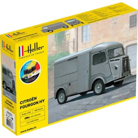 HELLER 56768 Starter Set - Citroen Fourgon HY - 1:24
