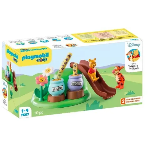 Zestaw z figurkami 1.2.3 Disney 71317 Pszczeli ogród Kubusia Puchatka i Tygrysa