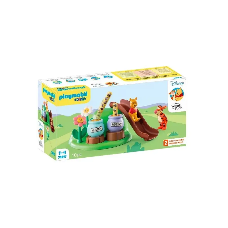 Zestaw z figurkami 1.2.3 Disney 71317 Pszczeli ogród Kubusia Puchatka i Tygrysa