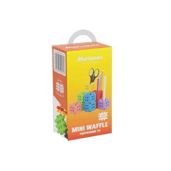 Klocki konstrukcyjne Mini Waffle - Przybornik 70 elementów