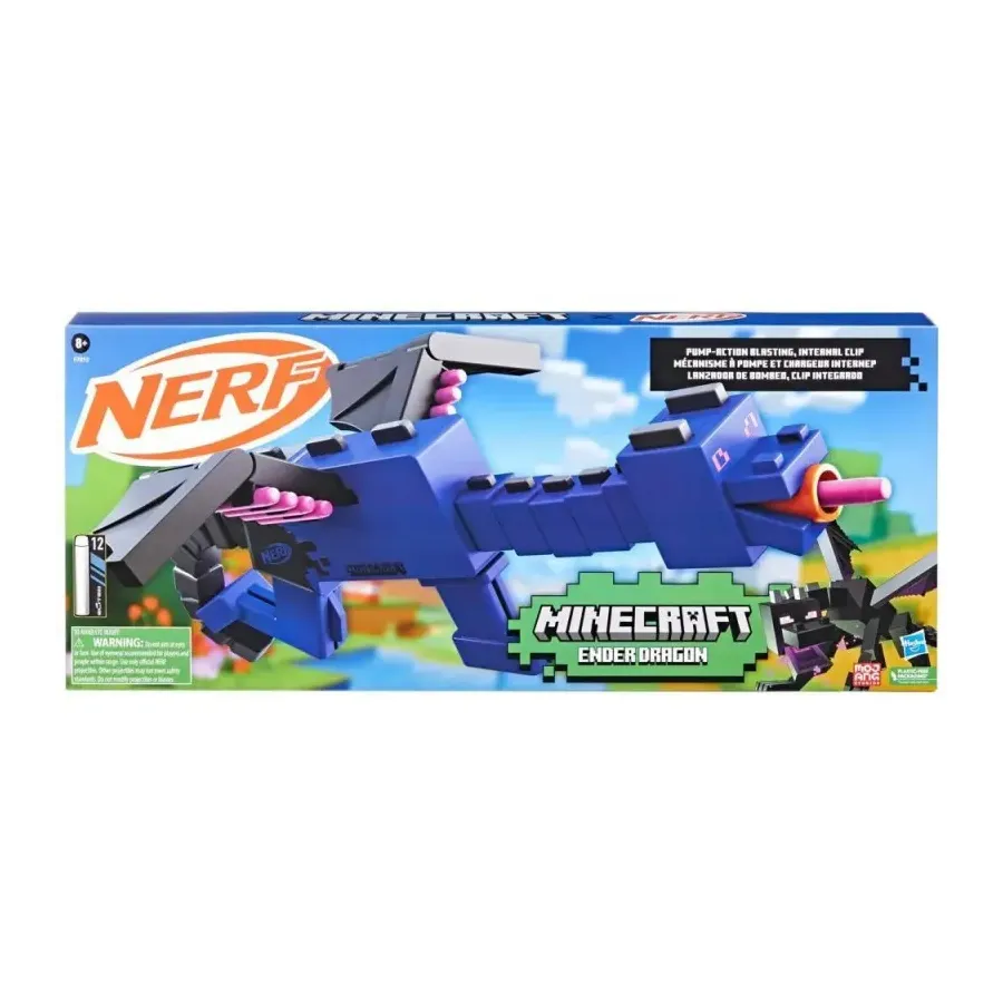 Wyrzutnia Nerf Minecraft Ender Dragon