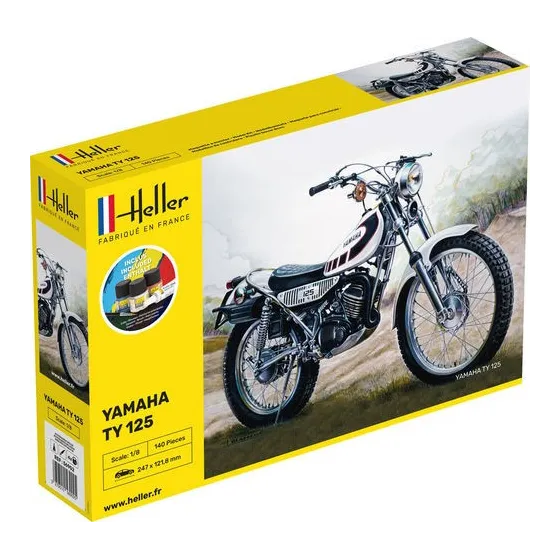 HELLER 56902 Starter Set - Yamaha TY 125 - 1:8