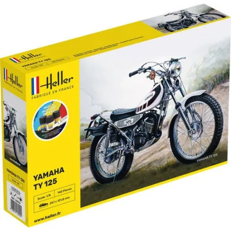 HELLER 56902 Starter Set - Yamaha TY 125 - 1:8