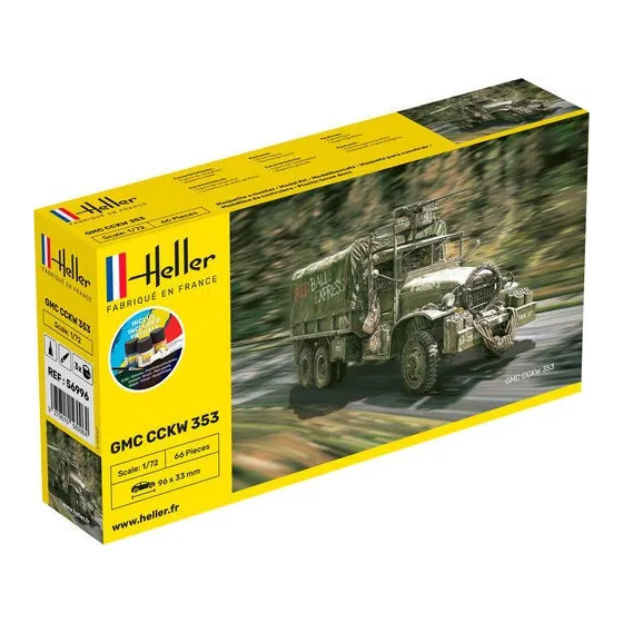 HELLER 56996 Starter Set - GMC CCKW 353 - 1:72