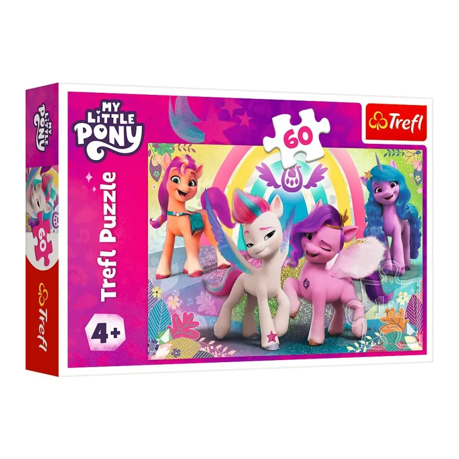 Puzzle 60 elementów W świecie przyjaźni Kucyki Pony