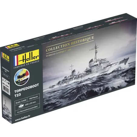 HELLER 57011 Starter Set - Torpedoboot T23 - 1:400