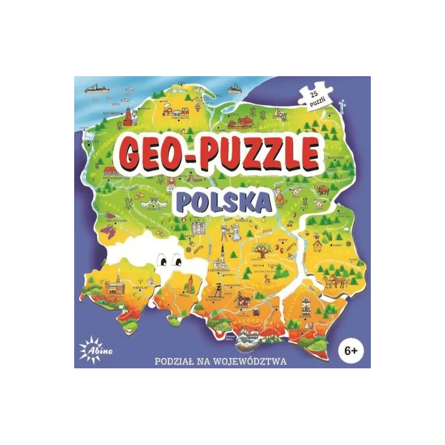 Puzzle Geo-Puzzle Polska