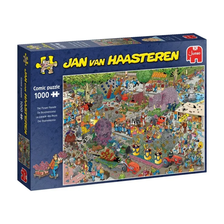 Puzzle Jumbo 1000 elementów Parada kwiatów