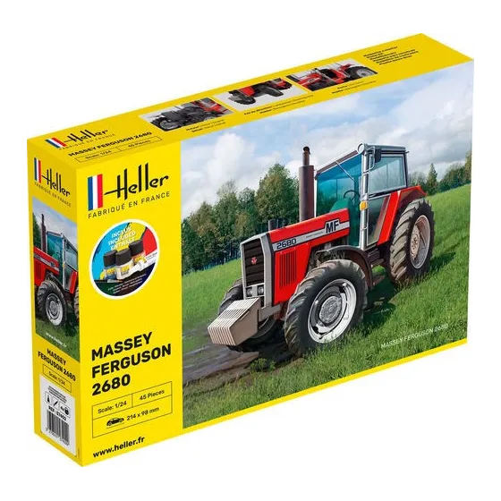 HELLER 57402 Starter Set - Massey-Ferguson 2680 - 1:24