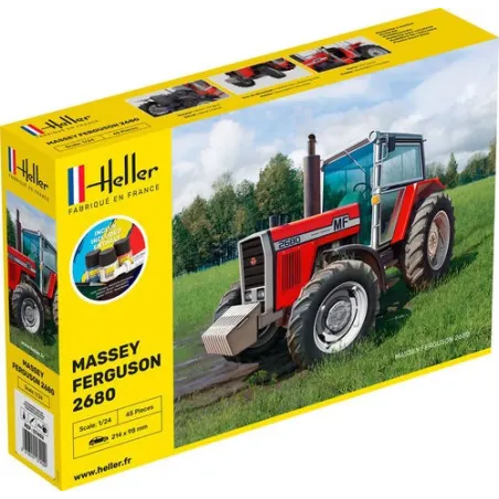 HELLER 57402 Starter Set - Massey-Ferguson 2680 - 1:24