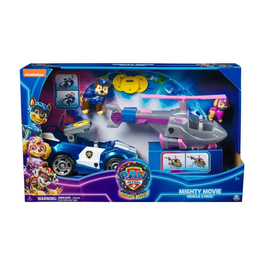 Pojazdy Psi Patrol Wielki Film 2-pak