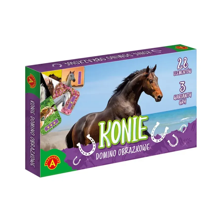 Gra Domino obrazkowe. Konie