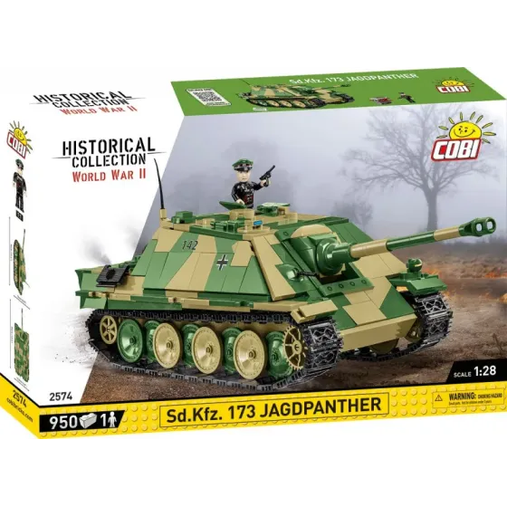 Klocki Historical Collection WWII Sd.Kfz.173 Jagdpanther 950 klocki