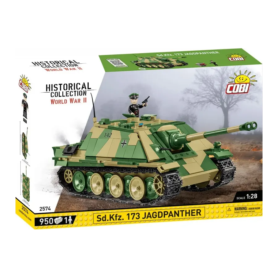 Klocki Historical Collection WWII Sd.Kfz.173 Jagdpanther 950 klocki