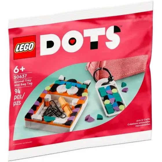 Klocki DOTS 30637 Tacka w kształcie zwierzaka i zawieszka na torbę