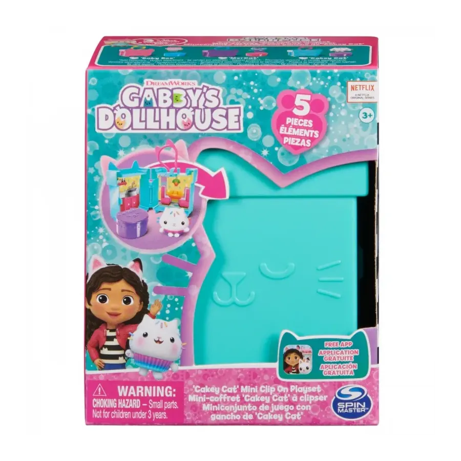 Figurka Koci Domek Gabi Minibox Łakotek Turkusowy