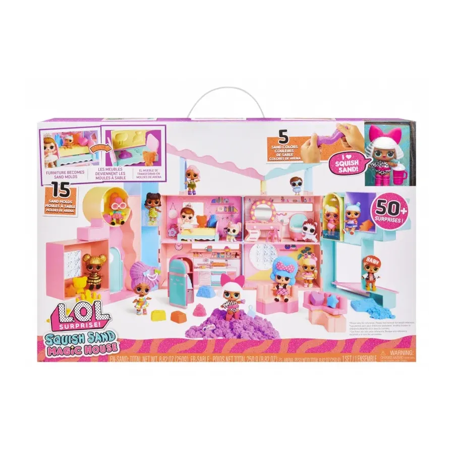 Domek z Laleczką - Piasek kinetyczny L.O.L.