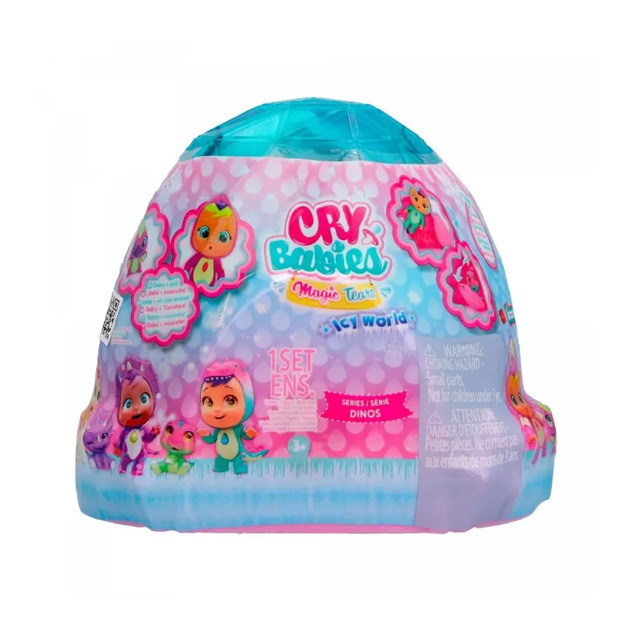 Laleczka Cry Babies Magic Tears Icy World Dinos