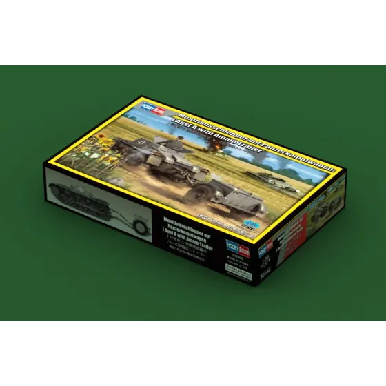 HOBBY BOSS 80146 Munitionsschlepper auf Panzerkampfwagen I Ausf A with Ammo Trailer - 1:35