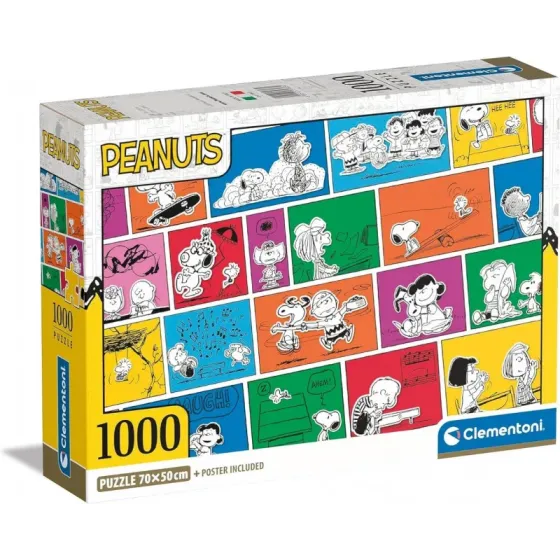 Puzzle 1000 elementów Compact Peanuts Fistaszki