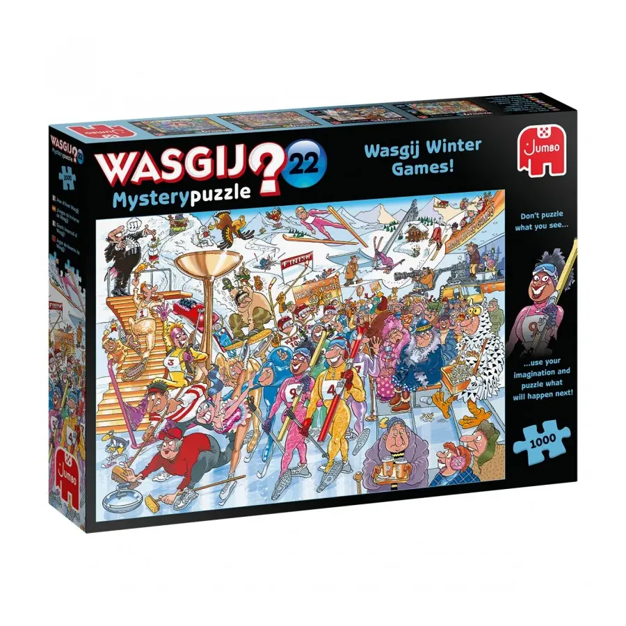 Puzzle 1000 elementów Wasgij Mystery Zimowe Igrzyska