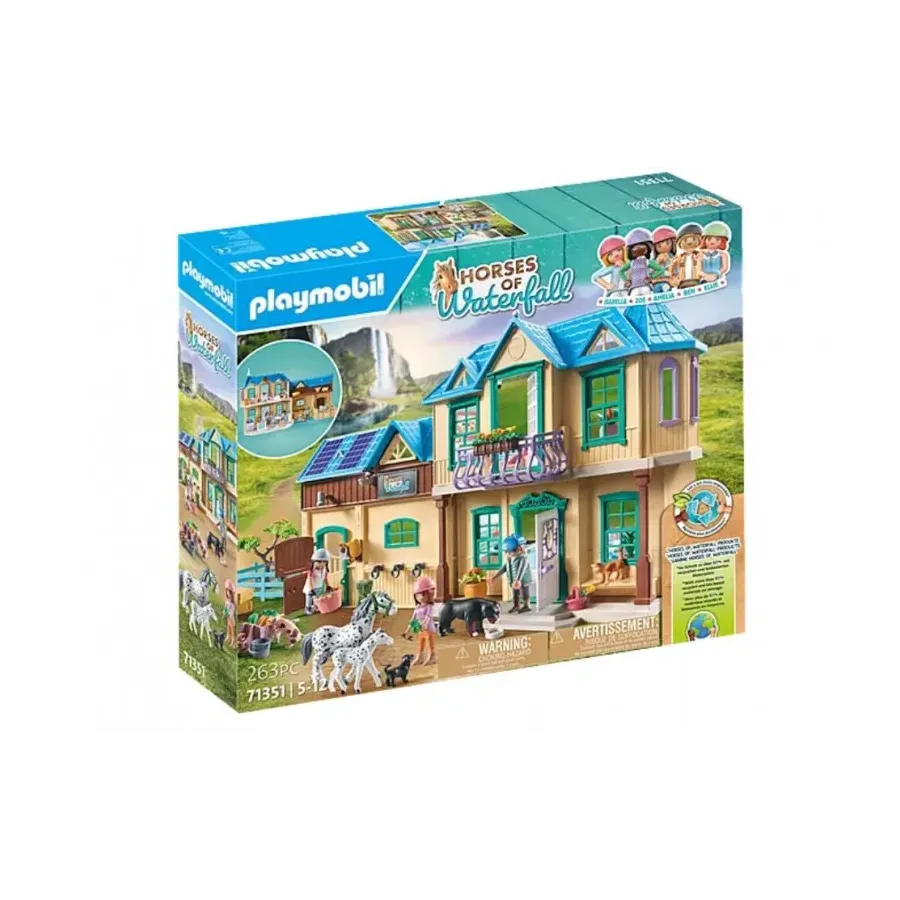 Zestaw z figurkami Horses 71351 Ranczo Waterfall