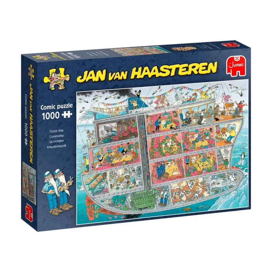 Puzzle Jumbo 1000 elementów Statek wycieczkowy