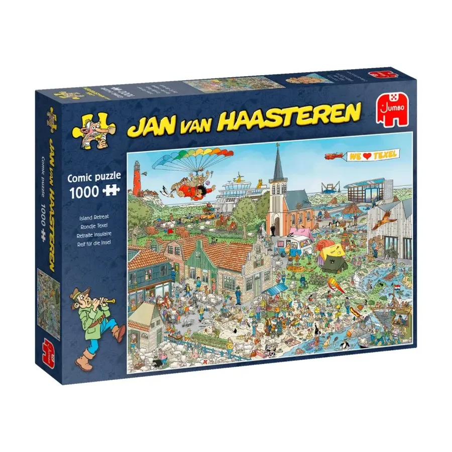 Puzzle Jumbo 1000 elementów Wakacje na wyspie