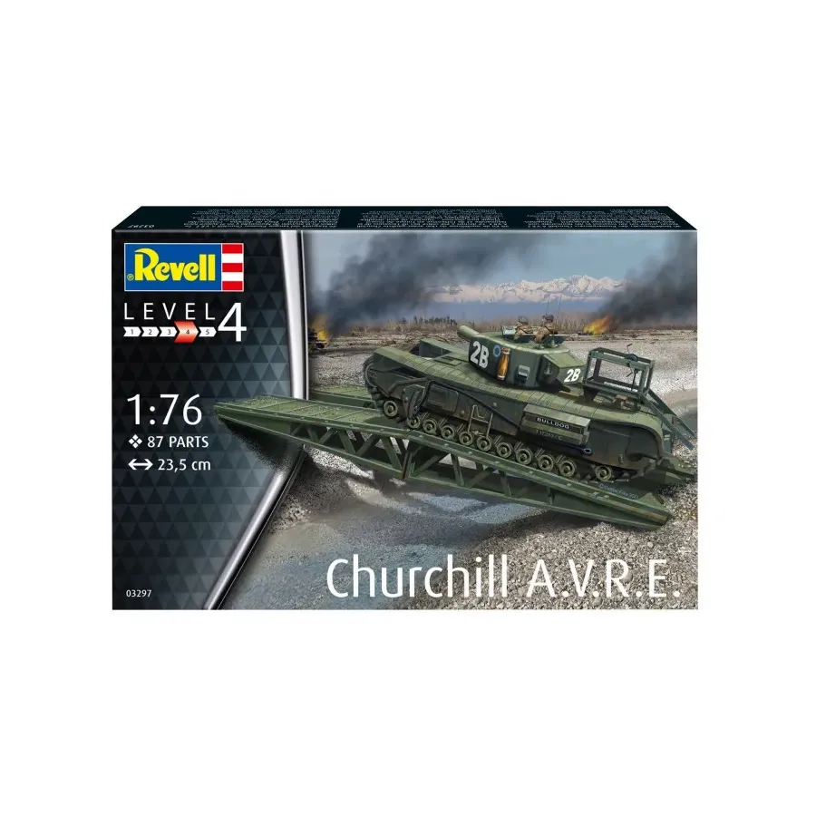 Model plastikowy Churchill A.V.R.E 1/76