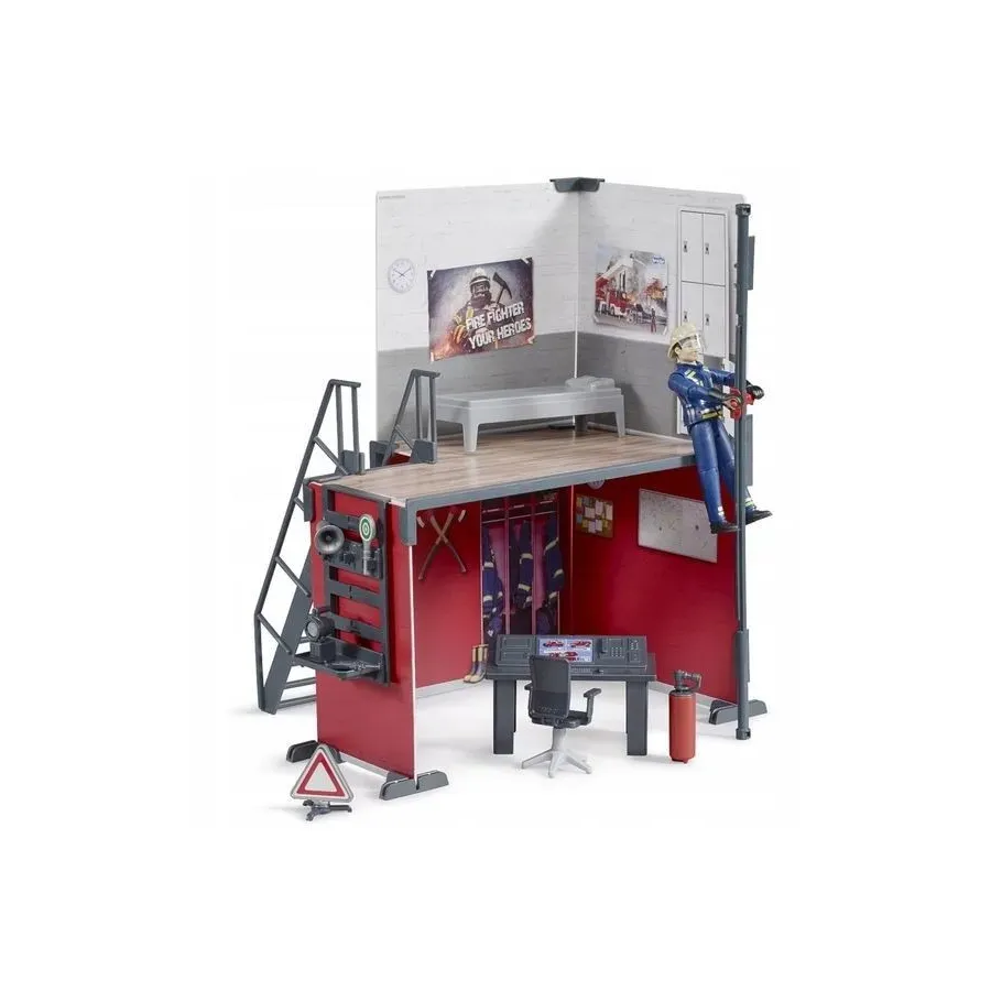 Zestaw figurek Remiza strażacka