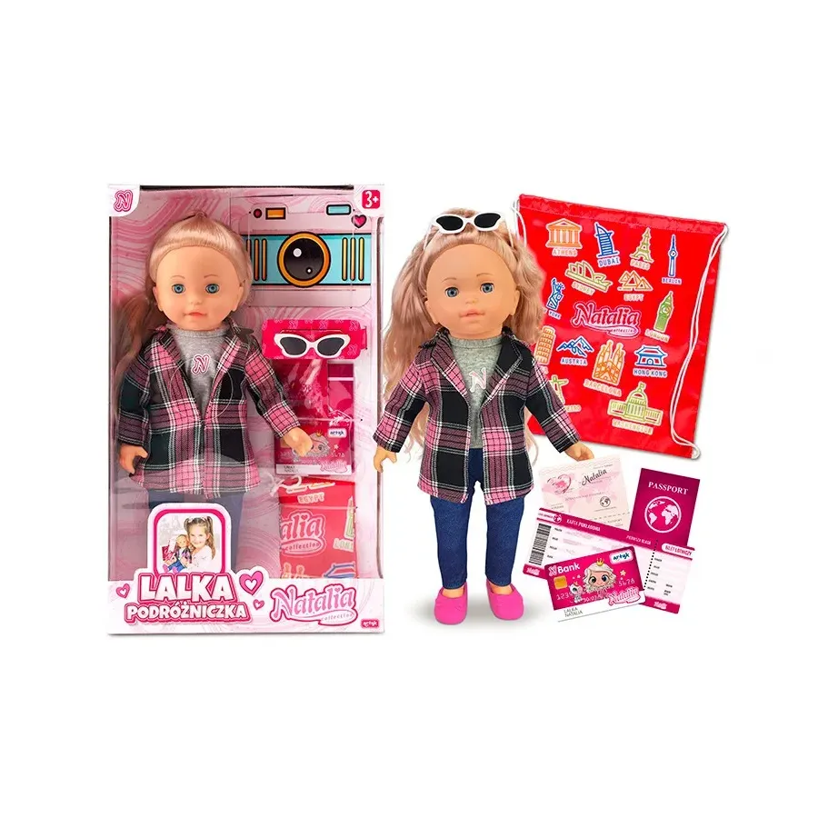 Lalka Natalia Podróżniczka 41 cm