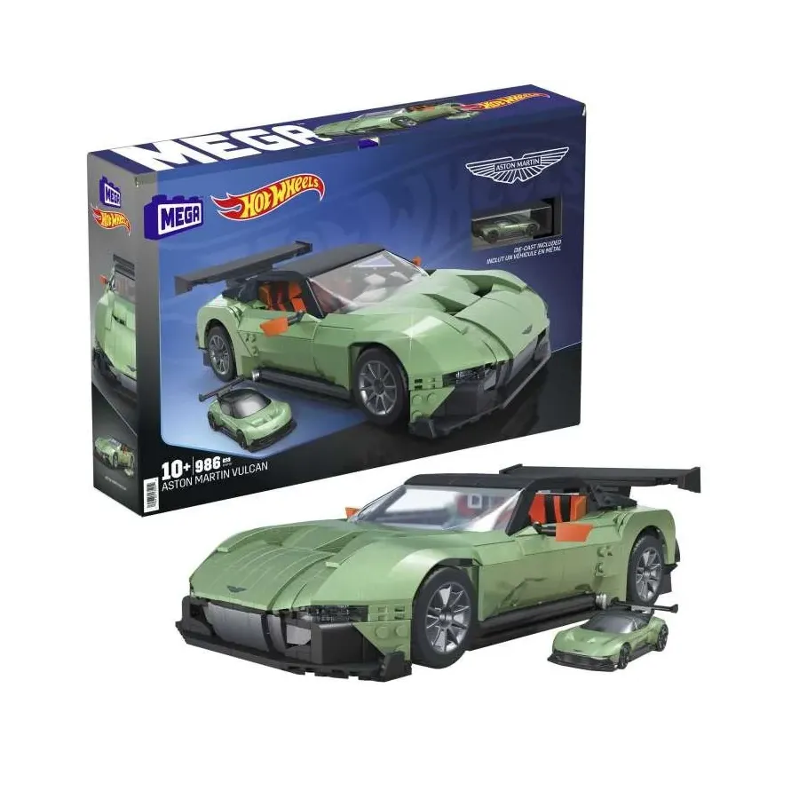 Zestaw konstrukcyjny MEGA Hot Wheels Aston Martin Vulcan kolekcjonerski