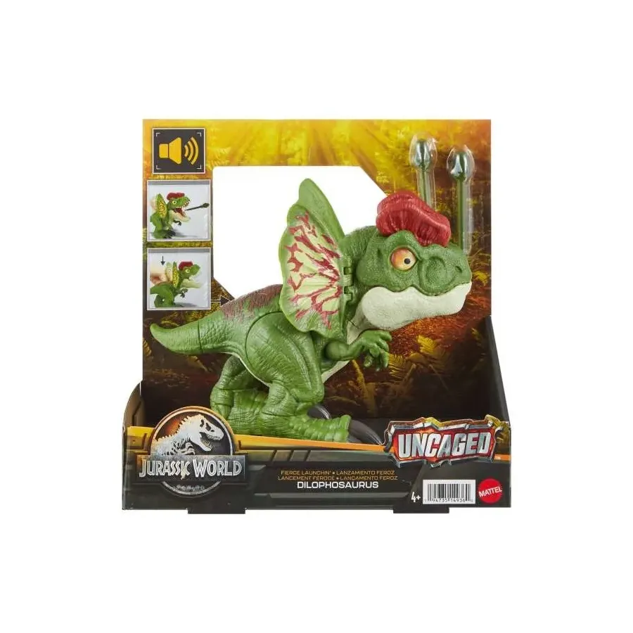 Figurka Jurassic World Dinozaur z dźwiękiem Dilofozaur