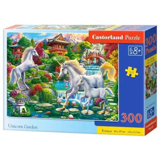 Puzzle 300 elementów Unicorn Garden Jednorożec