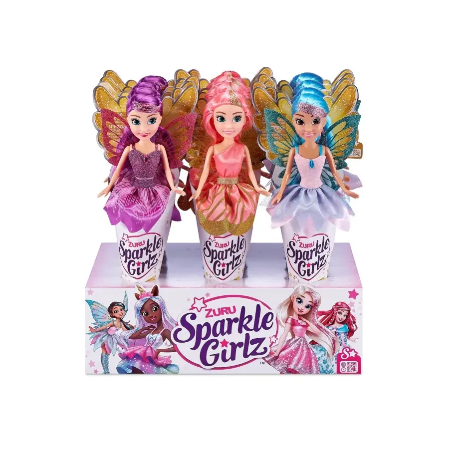 Lalka Wróżka w rożku 10.5 cala display 12 sztuk